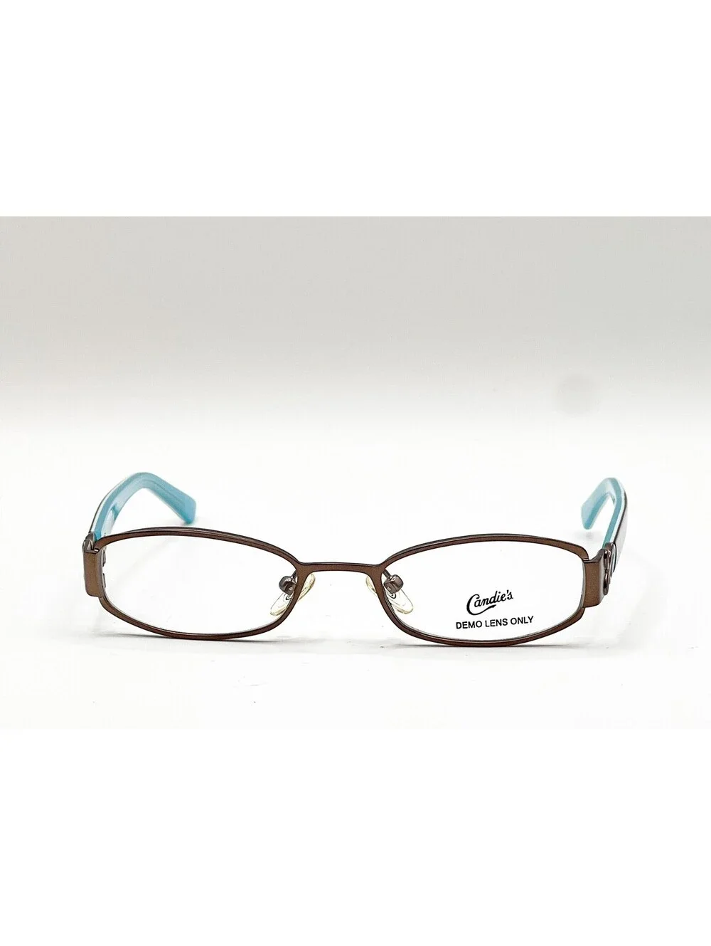 Candie's C Beau Brn Satin Brown Modified Oval Authentic Eyeglass Frames 45-17